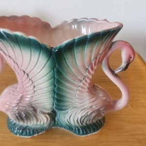Maddux of California Twin Flamingo Vase