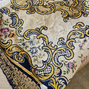 Velvet Floral Bedspread